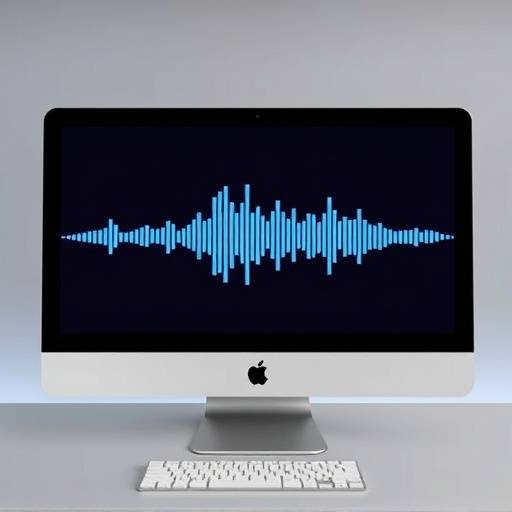 Image of waveform on a computer screen